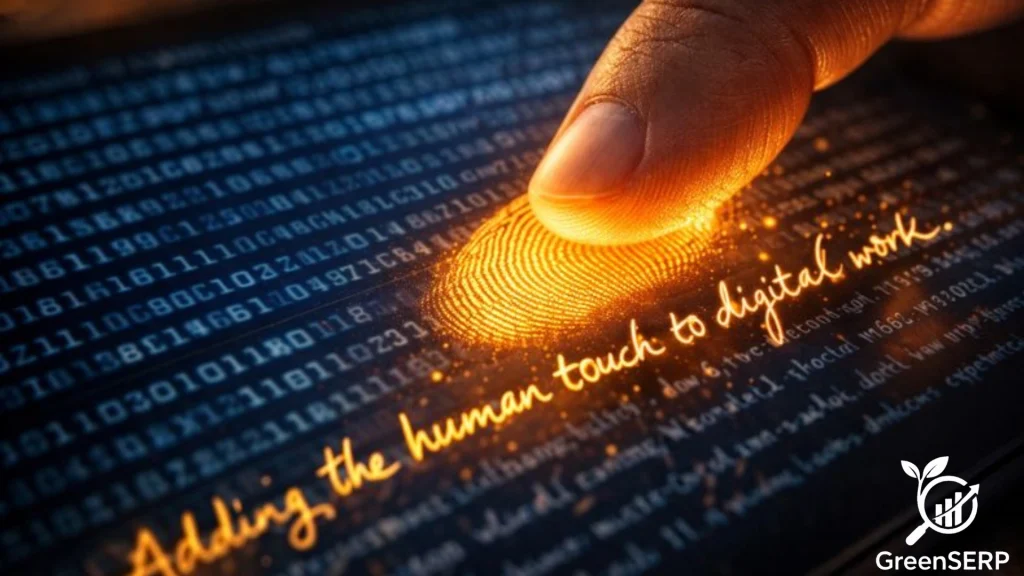 Making the AI written post looks like written by human