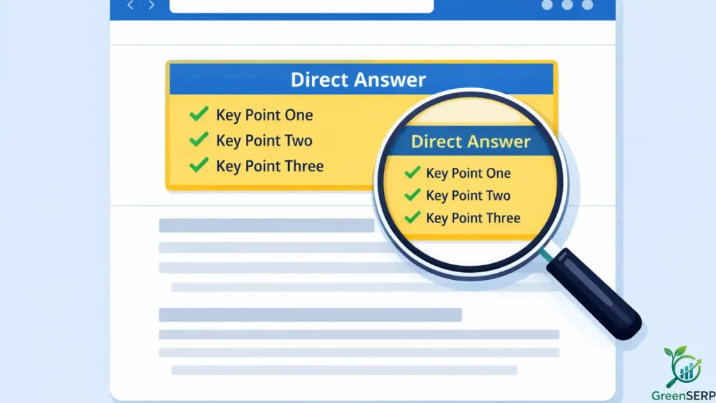 The Answer First Format 